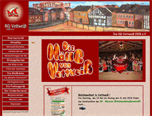 Tablet Screenshot of kg-vettweiss.de